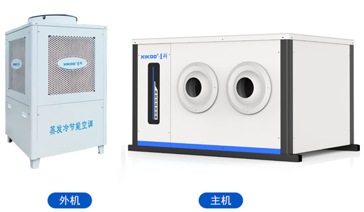 蒸發冷省電空調-臥式射流機組