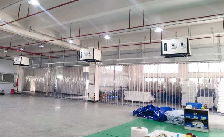 工業(yè)專(zhuān)用空調(diào)，應(yīng)用蒸發(fā)冷省電空調(diào)-臥式射流空調(diào)機(jī)組