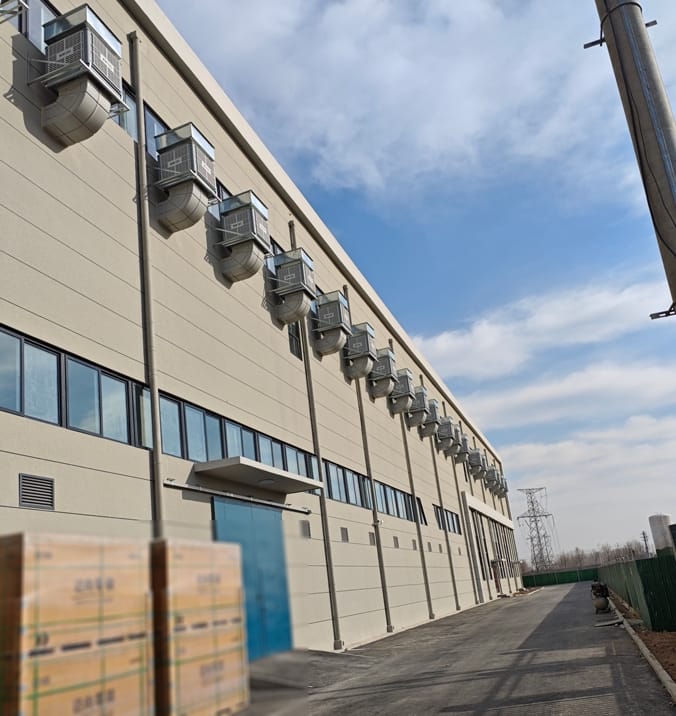 工業廠房車間降溫通風安裝工廠車間水冷空調