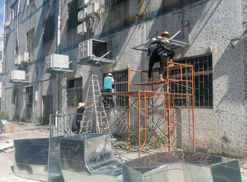 工業廠房車間降溫通風安裝環保空調機廠-工業環保空調設備