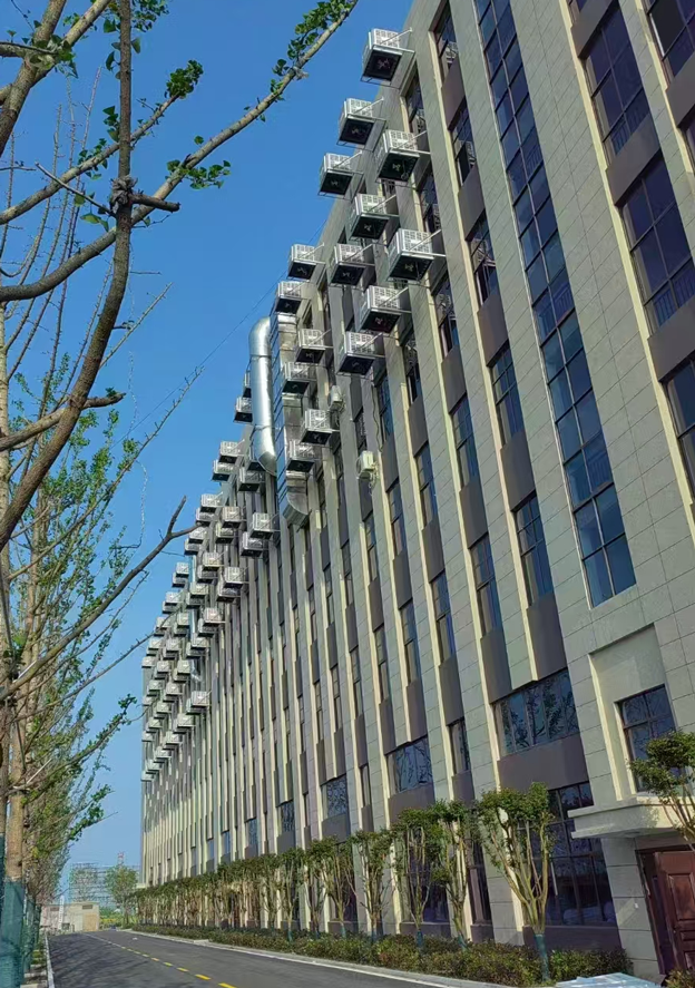 工業生產車間通風降溫換氣，應用工業水冷空調機