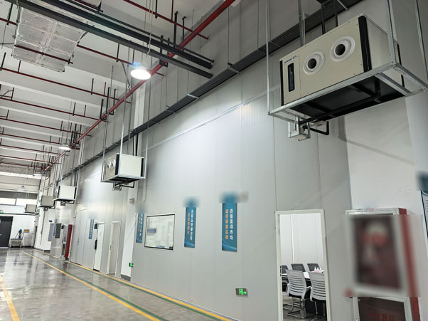 車(chē)間空調(diào)制冷降溫，應(yīng)用蒸發(fā)冷省電空調(diào)-臥式射流空調(diào)