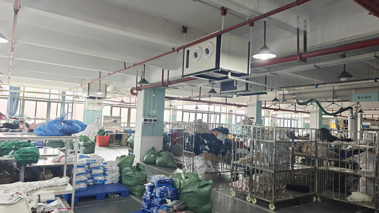 工業廠房車間制冷降溫，安裝蒸發冷省電空調-臥式射流