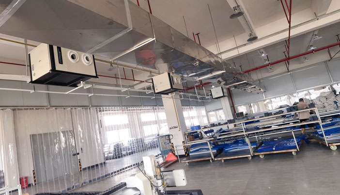 車間制冷降溫，安裝蒸發冷省電空調-射流機組空調